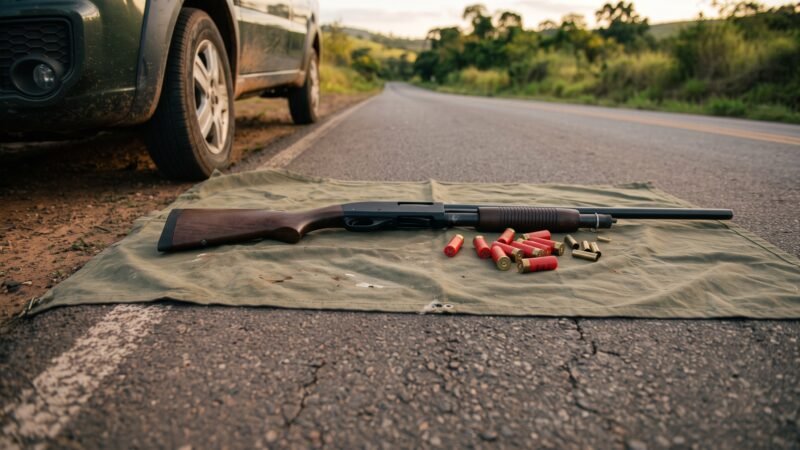 Polícia apreende arma dentro de carro em Vargem Alta